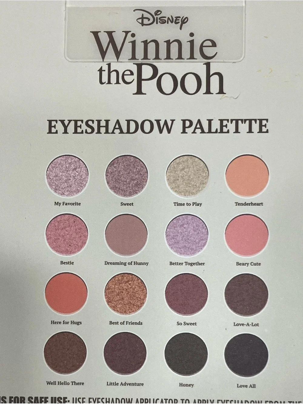 Winnie the Pooh Eyeshadow Palette